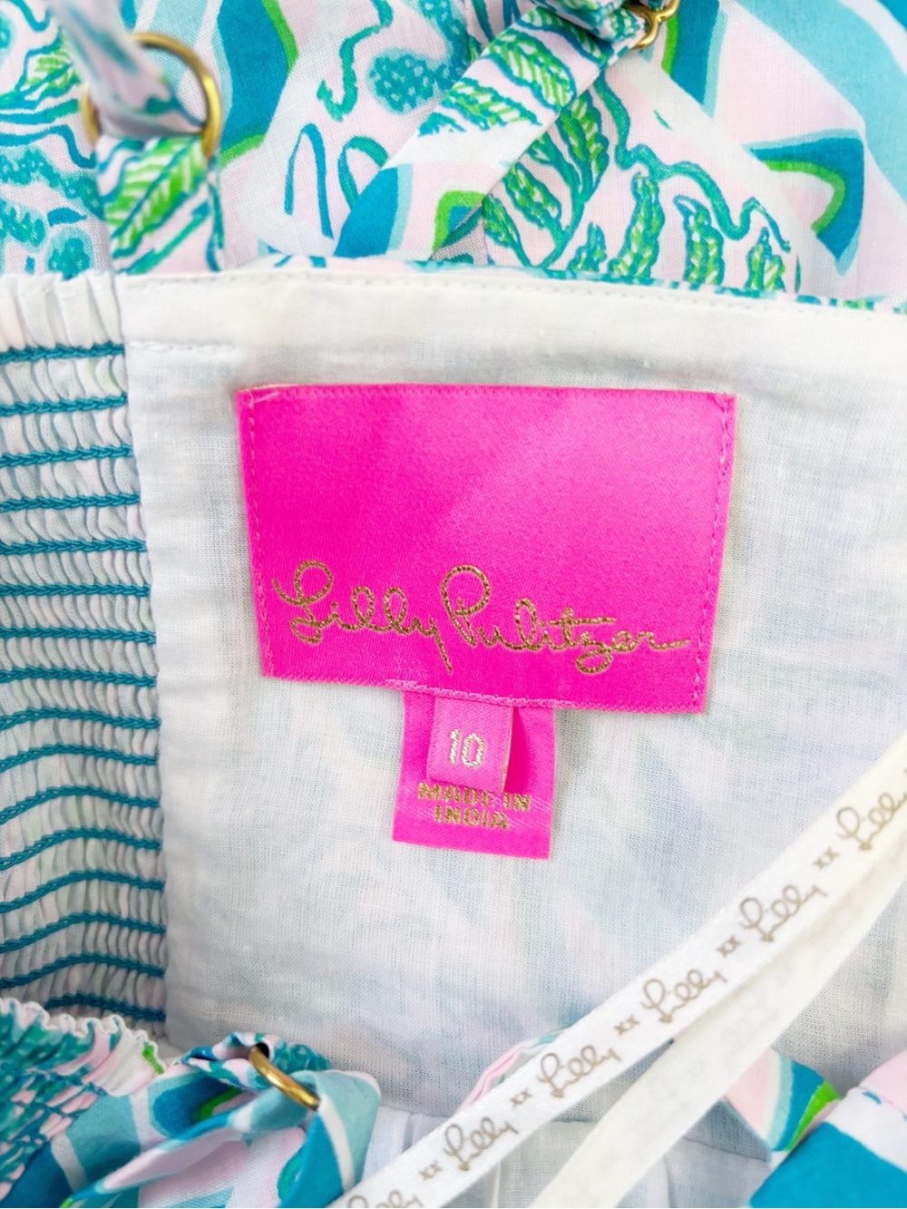 Lilly Pulitzer Prism Blue Good Greef Engineered Maxi Dress - Picture 13 of 13